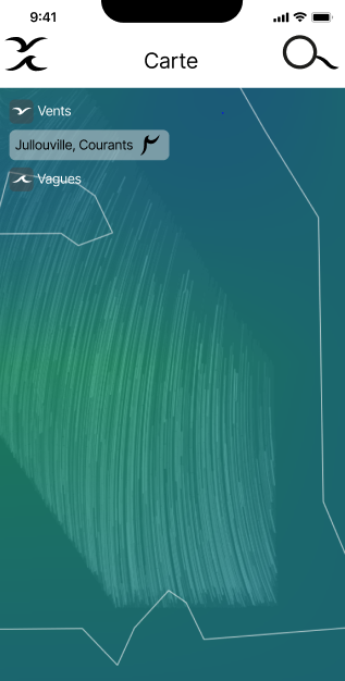 Web App Météo des courants